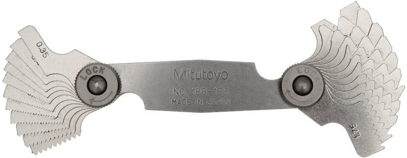 Bộ dưỡng đo ren 188-130(0.35-6mm/22 lá)