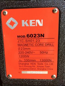 Máy khoan từ Ken 6023N Trung Quốc