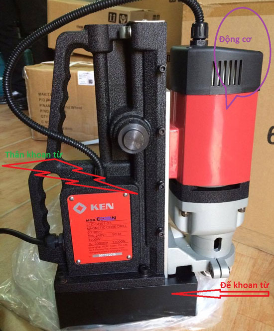 Máy khoan từ Ken 6028N Trung Quốc