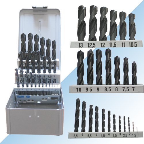 Bộ mũi khoan Nachi 25 mũi 1-13mm
