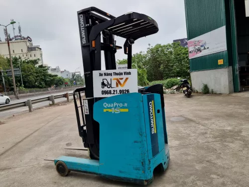 XE NÂNG ĐIỆN SUMITOMO ĐỨNG LÁI 1.5 TẤN 2018