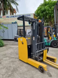 XE NÂNG ĐIỆN ĐỨNG LÁI KOMASU 1.5T 2017