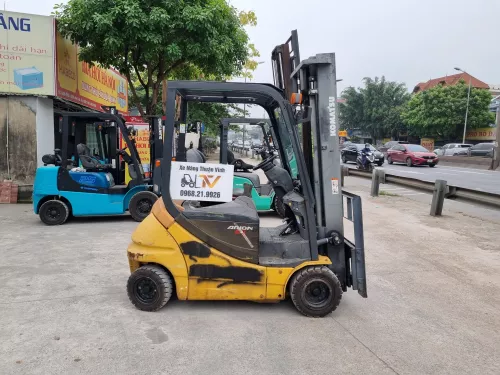 XE NÂNG ĐIỆN NGỒI LÁI 2.0T KOMATSU 2014