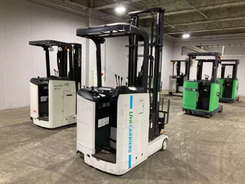 XE NÂNG ĐIỆN ĐỨNG LÁI NICHIYU 1.4T 2018