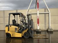 Xe nâng điện cũ ngồi lái 2.5T, KOMATSU FE25-1, hàng đã qua sử dụng (Nhật Bản) sản xuất 2019, mã xe TV.E168-TS