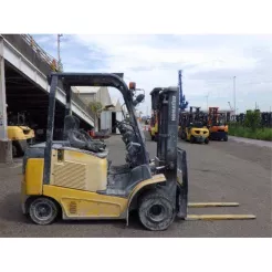 Xe nâng điện cũ ngồi lái 2,5T Komatsu FE25-1, hàng đã qua sử dụng (Nhật Bản) sản xuất 2015, mã xe TV.E177