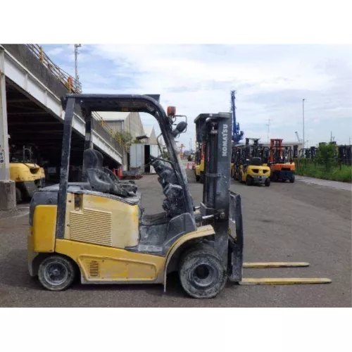Xe nâng điện cũ ngồi lái 2,5T Komatsu FE25-1, hàng đã qua sử dụng (Nhật Bản) sản xuất 2015, mã xe TV.E177