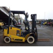 Xe nâng điện cũ ngồi lái 2.5T, KOMATSU FE25-1, hàng đã qua sử dụng (Nhật Bản) sản xuất 2019, mã xe TV.E187