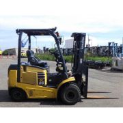 Xe nâng điện cũ ngồi lái 2.5T, KOMATSU FE25-1, hàng đã qua sử dụng (Nhật Bản) sản xuất 2014, mã xe TV.E192
