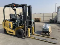 Xe nâng điện cũ ngồi lái 2.5T, KOMATSU FE25-1, hàng đã qua sử dụng (Nhật Bản),sản xuất năm 2017,mã xe TV.E231
