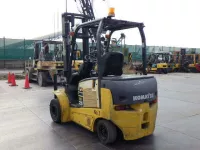 Xe nâng điện cũ ngồi lái 2.5T, KOMATSU FE25-1, hàng đã qua sử dụng (Nhật Bản),sản xuất năm 2018, mã xe TV.E235