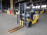 Xe nâng điện cũ ngồi lái 2.5T, KOMATSU FE25-1, hàng đã qua sử dụng (Nhật Bản),sản xuất năm 2019,mã xe TV.E236