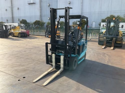 Xe nâng điện cũ ngồi lái 1.5T, SUMITOMO 41FB15PXIII, hàng đã qua sử dụng (Nhật Bản), sản xuất năm 2021, mã xe TV.E240