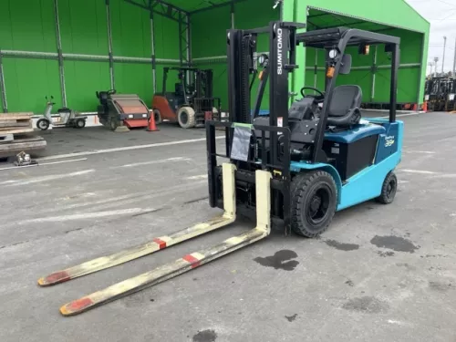 Xe nâng điện cũ ngồi lái 3.5T, SUMITOMO 52FB35PXIII, hàng đã qua sử dụng (Nhật Bản), sản xuất năm 2020, mã xe TV.E243