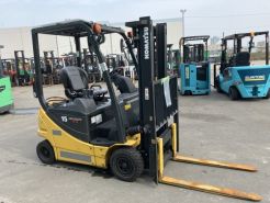Xe nâng điện cũ ngồi lái 1.5T, KOMATSU FB15-12, hàng đã qua sử dụng (Nhật Bản,sản xuất năm 2018 , mã xe TV.E245