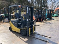 Xe nâng điện cũ ngồi lái 1.5T, KOMATSU FB15-12, hàng đã qua sử dụng (Nhật Bản), sản xuất năm 2020, mã xe TV.E246