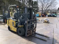 Xe nâng điện cũ ngồi lái 2.5T, KOMATSU FE25-1, hàng đã qua sử dụng (Nhật Bản), sản xuất năm 2017, mã xe TV.E249