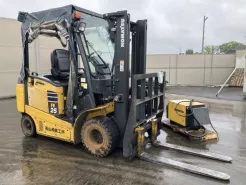 Xe nâng điện cũ ngồi lái 2.5T, KOMATSU FE25-1, hàng đã qua sử dụng (Nhật Bản),sản xuất năm 2016, mã xe TV.E258