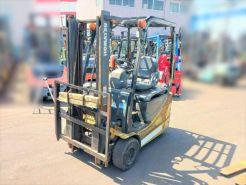 Xe nâng điện cũ ngồi lái 1.5T, KOMATSU FB15ML-12, hàng đã qua sử dụng (Nhật Bản),sản xuất năm 2015,mã xe TV.E281