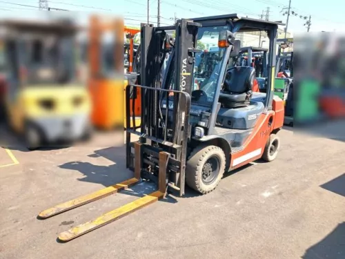 Xe nâng dầu Nhật Bãi 2.5T Toyota, Model 02-8FD25, hàng đã qua sử dụng (Nhật Bản),sản xuất năm 2017,mã xe TV.D056