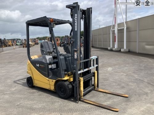 Xe Nâng Điện cũ ngồi lái 1.4T, Komatsu FB14-12 hàng Nhật Bãi chưa qua sử dụng tại Việt Nam,sản xuất năm 2008
