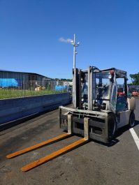 Xe nâng dầu cũ 4.5T, Komatsu FD45T-8 hàng Nhật Bãi chưa qua sử dụng tại Việt Nam,sản xuất năm 2005,mã xe TV.D069