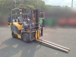 Xe nâng điện cũ ngồi lái 2.5T, KOMATSU FE25-2, hàng đã qua sử dụng (Nhật Bản),sản xuất năm 2021,mã xe TV.E368