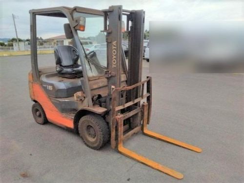 Xe nâng dầu Nhật Bãi 1.5 T, Toyota 02-8FD15 hàng đã qua sử dụng (Nhật Bản),sản xuất năm 2017,mã xe TV.D075