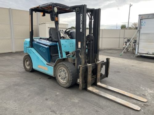 Xe nâng điện cũ ngồi lái 4,0T SUMITOMO 53FB40PE, hàng đã qua sử dụng (Nhật Bản),sản xuất năm 2018,mã xe TV.E388