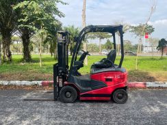 Xe Nâng Điện cũ ngồi lái 1.5T, Nichiyu FB15PN-80-300 hàng Nhật Bãi chưa qua sử dụng tại Việt Nam,sản xuất năm 2021