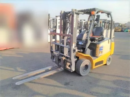 Xe Nâng Điện cũ ngồi lái 2.5T, Komatsu FE25H-1 hàng Nhật Bãi chưa qua sử dụng tại Việt Nam,sản xuất năm 2019