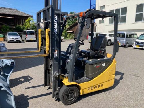 Xe Nâng Điện cũ ngồi lái 1.5T, Komatsu FB15ML-12 hàng Nhật Bãi chưa qua sử dụng tại Việt Nam,sản xuất năm 2019