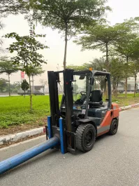 Xe nâng dầu Nhật Bãi 3.5T, Toyota 02-8FD35 hàng đã qua sử dụng (Nhật Bản) sản xuất 2020