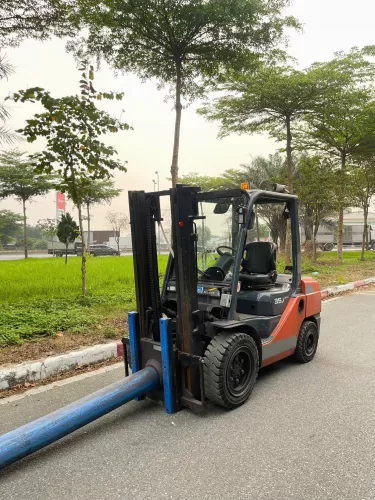Xe nâng dầu Nhật Bãi 3.5T, Toyota 02-8FD35 hàng đã qua sử dụng (Nhật Bản) sản xuất 2020
