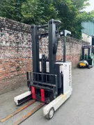 Xe Nâng Điện cũ đứng lái 1.5T, Nichiyu FBRMW15-85B-550M hàng Nhật Bãi chưa qua sử dụng tại Việt Nam sản xuất 2019