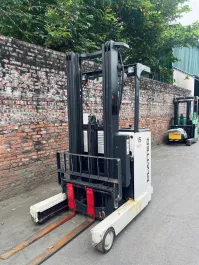 Xe Nâng Điện cũ đứng lái 1.5T, Nichiyu FBRMW15-85B-550M hàng Nhật Bãi chưa qua sử dụng tại Việt Nam sản xuất 2019