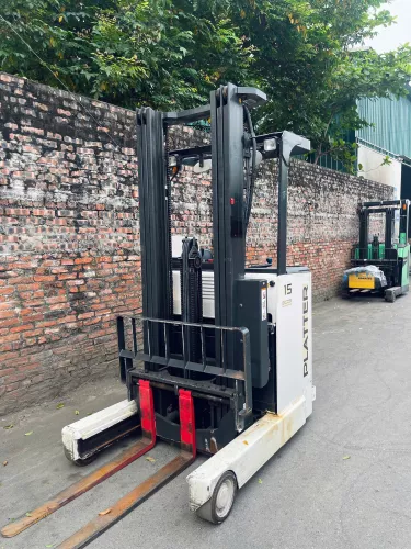 Xe Nâng Điện cũ đứng lái 1.5T, Nichiyu FBRMW15-85B-550M hàng Nhật Bãi chưa qua sử dụng tại Việt Nam sản xuất 2019