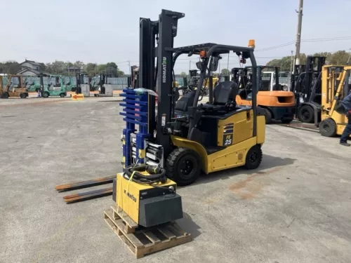 Xe Nâng Điện cũ ngồi lái 2.5T, Komatsu FE25-1 hàng Nhật Bãi chưa qua sử dụng tại Việt Nam sản xuất 2020