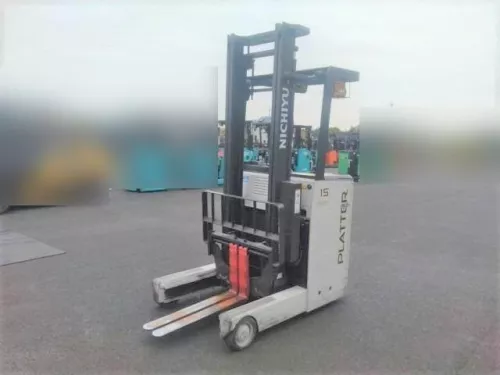 Xe Nâng Điện cũ đứng lái 1.5T, Nichiyu FBRM15-85B-400 sản xuất 2022