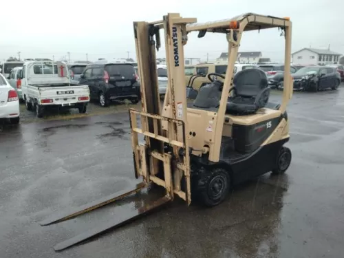 Xe Nâng Điện cũ ngồi lái 1.5T, Komatsu FB15-12 sản xuất 2012