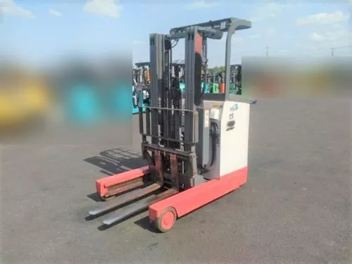 Xe Nâng Điện cũ đứng lái 1.5T, Nichiyu FBRAW15-75-450MCS sản xuất 2014
