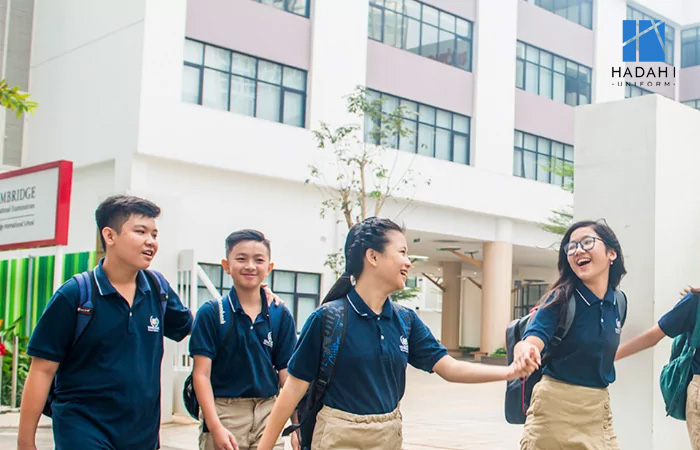 chất liệu vải may đồng phục học sinh sinh viên hadahi uniform