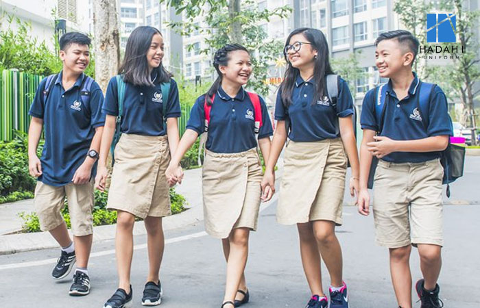 Vải may áo đồng phục học sinh - sinh viên