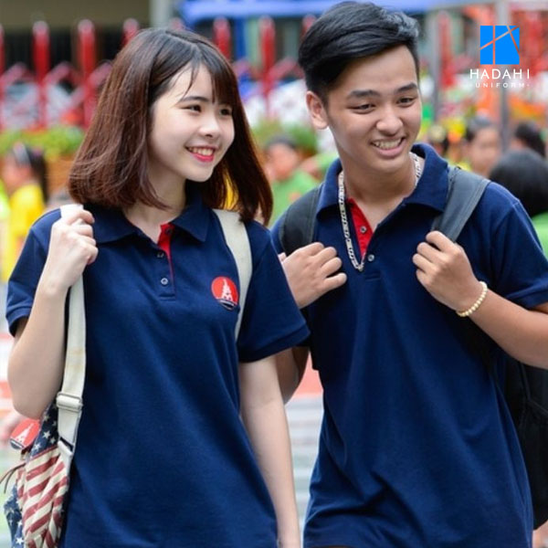 đồng phục học sinh màu xanh navy
