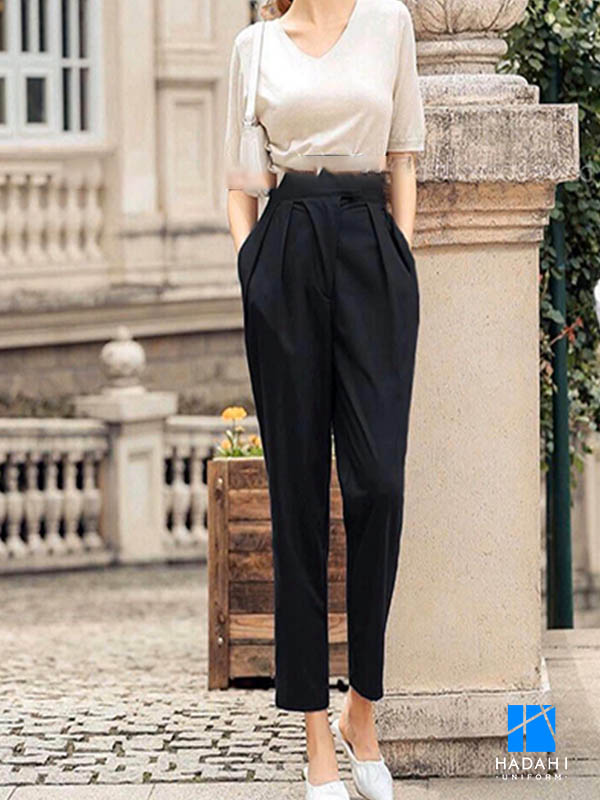 Áo thun form rộng phối với quần baggy