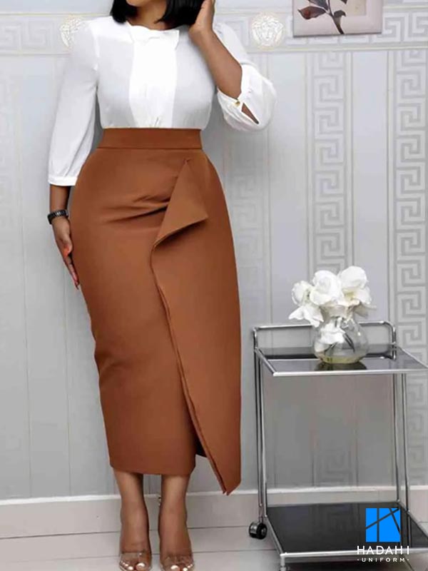 Chân váy bút chì cạp cao 