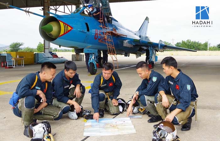 Đồng phục quân đội - lực lượng Phòng Không_ Không Quân