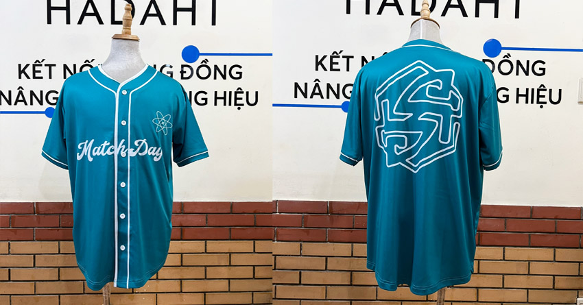 Mẫu áo thun đồng phục cổ chữ V