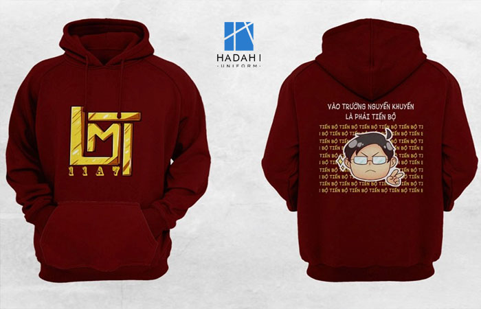 Áo khoác Hoodie màu đỏ - Rực lửa nhiệt huyết