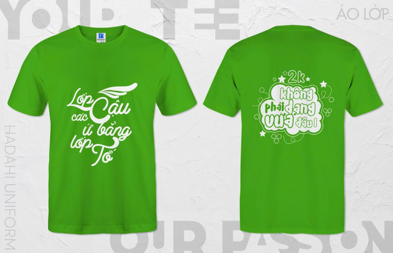 Áo thun đồng phục lớp